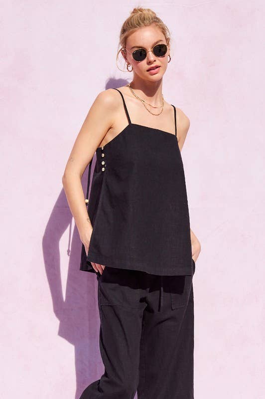 Black Linen Pants