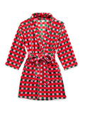 CHECKERED ROBE