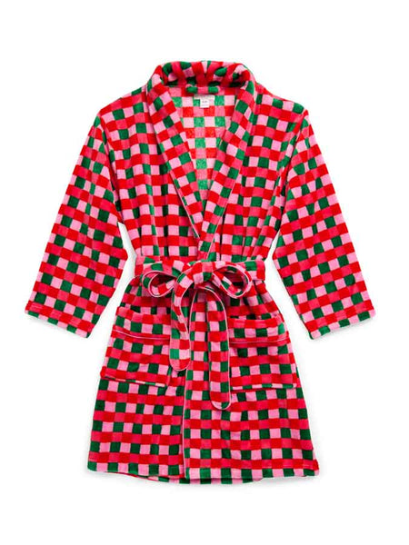CHECKERED ROBE
