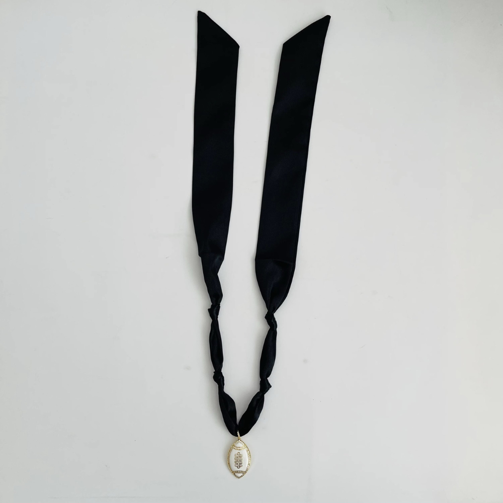 Game Day Scarf Necklace – Solid Colors- CLEARANCE