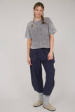 WASHED RIBBED SHORT SLEEVE TEE WITH POCKET (PRE-ORDER)