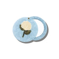 Hand-painted Hydrangea Compact Mirror | Eco-Friendly