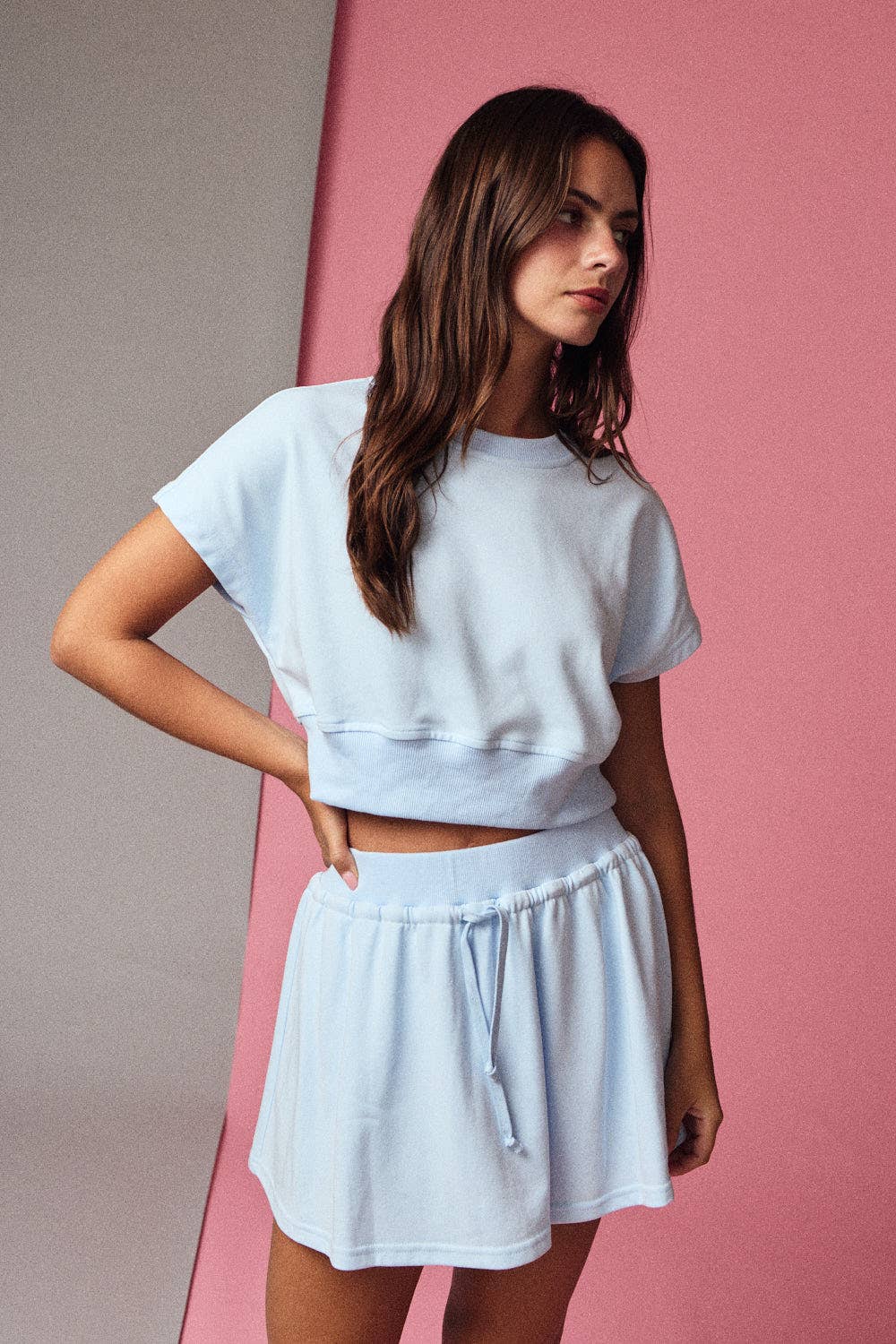 SKY BLUE SKORT