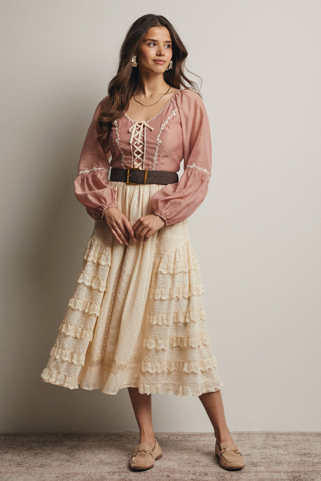 Amor Skirt in Vanilla