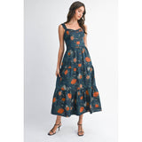 Floral Jacquared Maxi Dress
