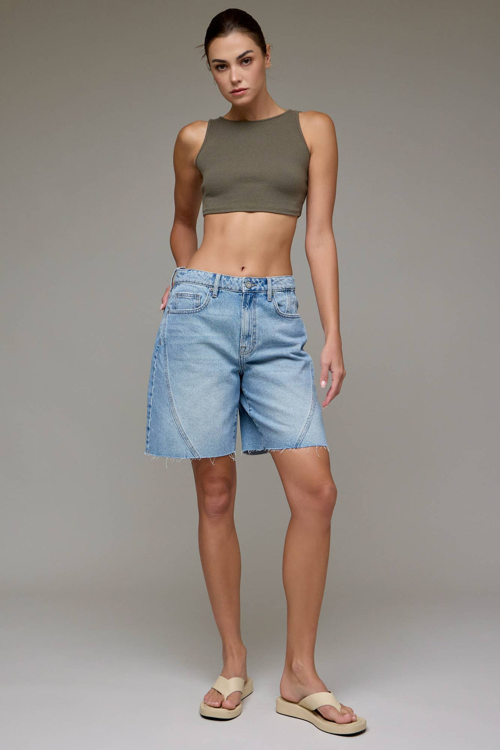 Alyx Medium Wash 8" Inseam Baggy Shorts