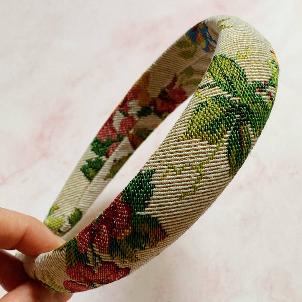Vintage Garden Floral Headband
