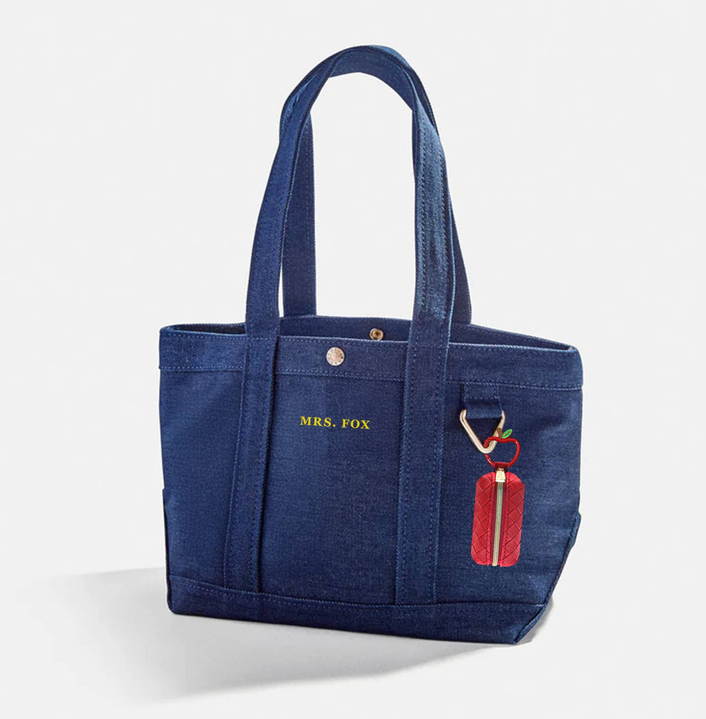 Teacher Minimergency Charm | Apple, Back-to-School Bag Charm
