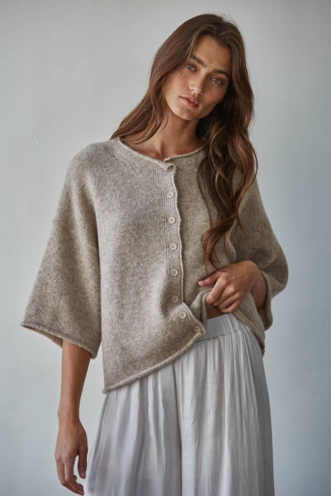 Paloma Button-Up Cardigan