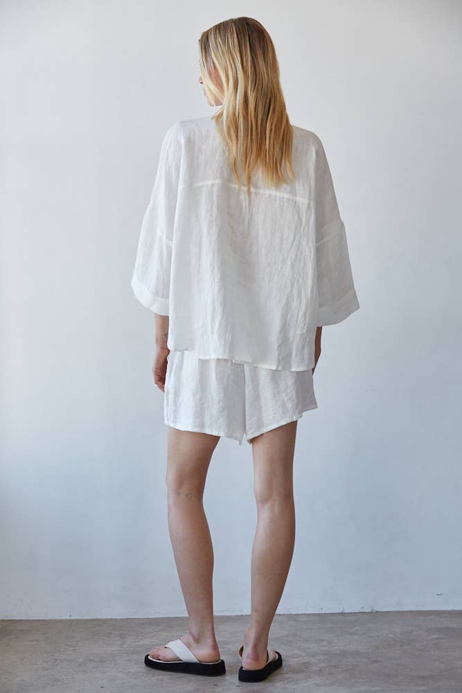 Linen Button Down Shirt