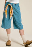 Corduroy Culotte Bermuda Shorts