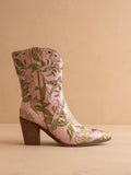 The Sorrel | Rose Garden Tapestry Western Bootie