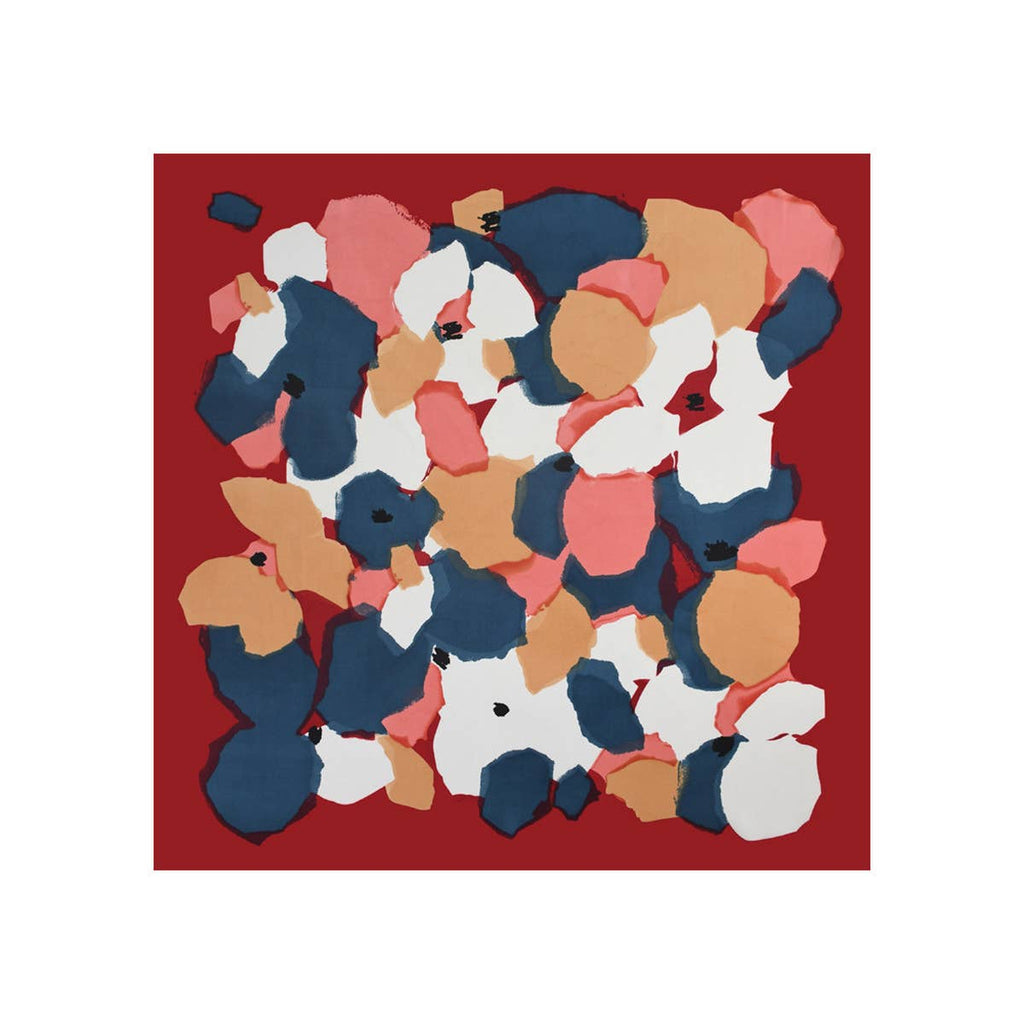 Polka Dot Satin Neck Scarf – Office & Flight Style_CWASC1157