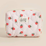 Sandra Strawberry Cosmetic Bag