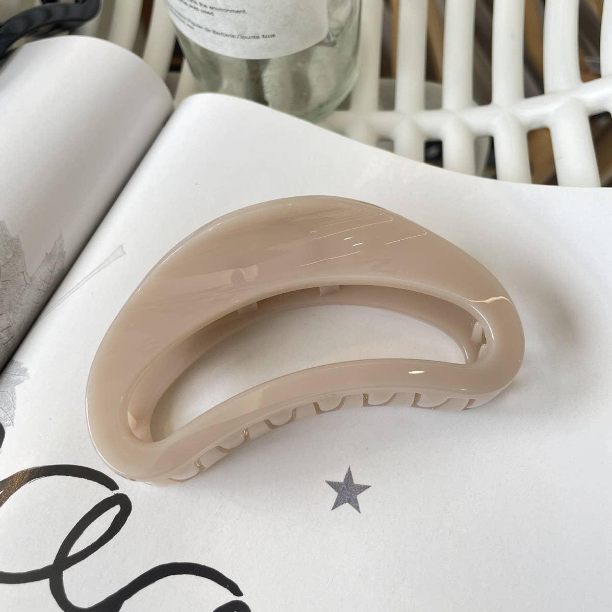 Thick Hair Claw - Elegant INS Style Shark Clip_CWAHA2163