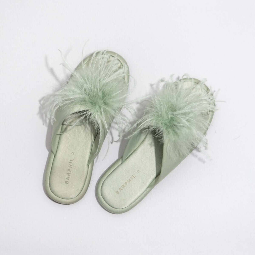 Birdie Satin Slippers