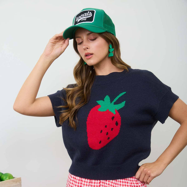 Brenda Strawberry Pullover