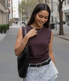 Classic Rectangle Buckle Leather Belt