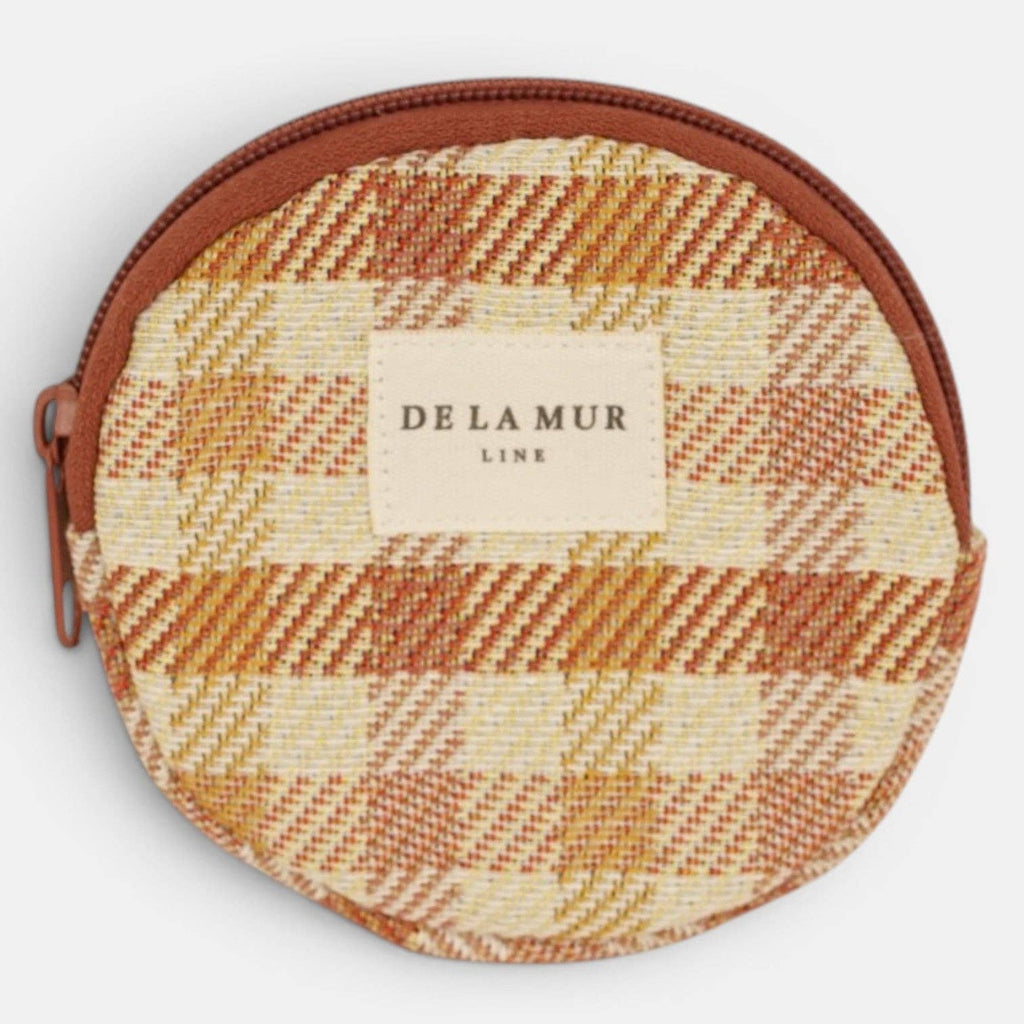 Zia Gingham Jacquard Round Coin Purse