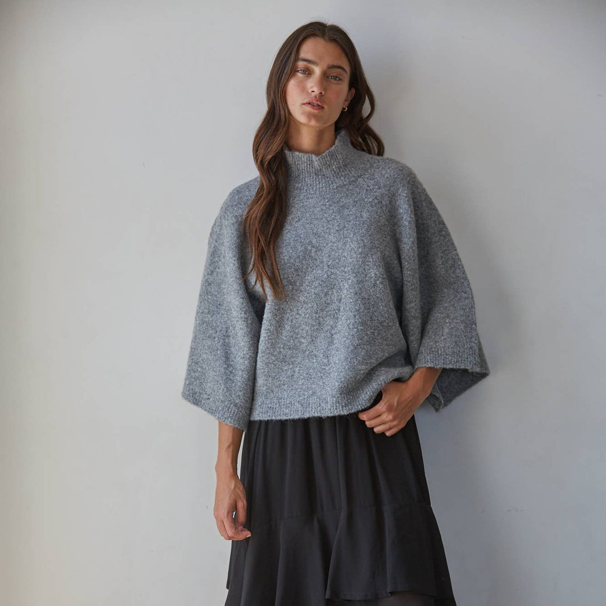 Nora Boxy Turtleneck
