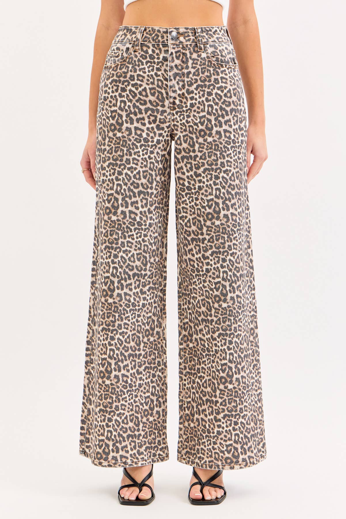 Leopard High Rise Wide Leg