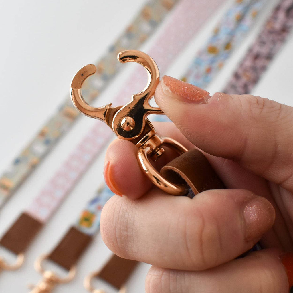 Book Pattern Lanyard- CLEARANCE