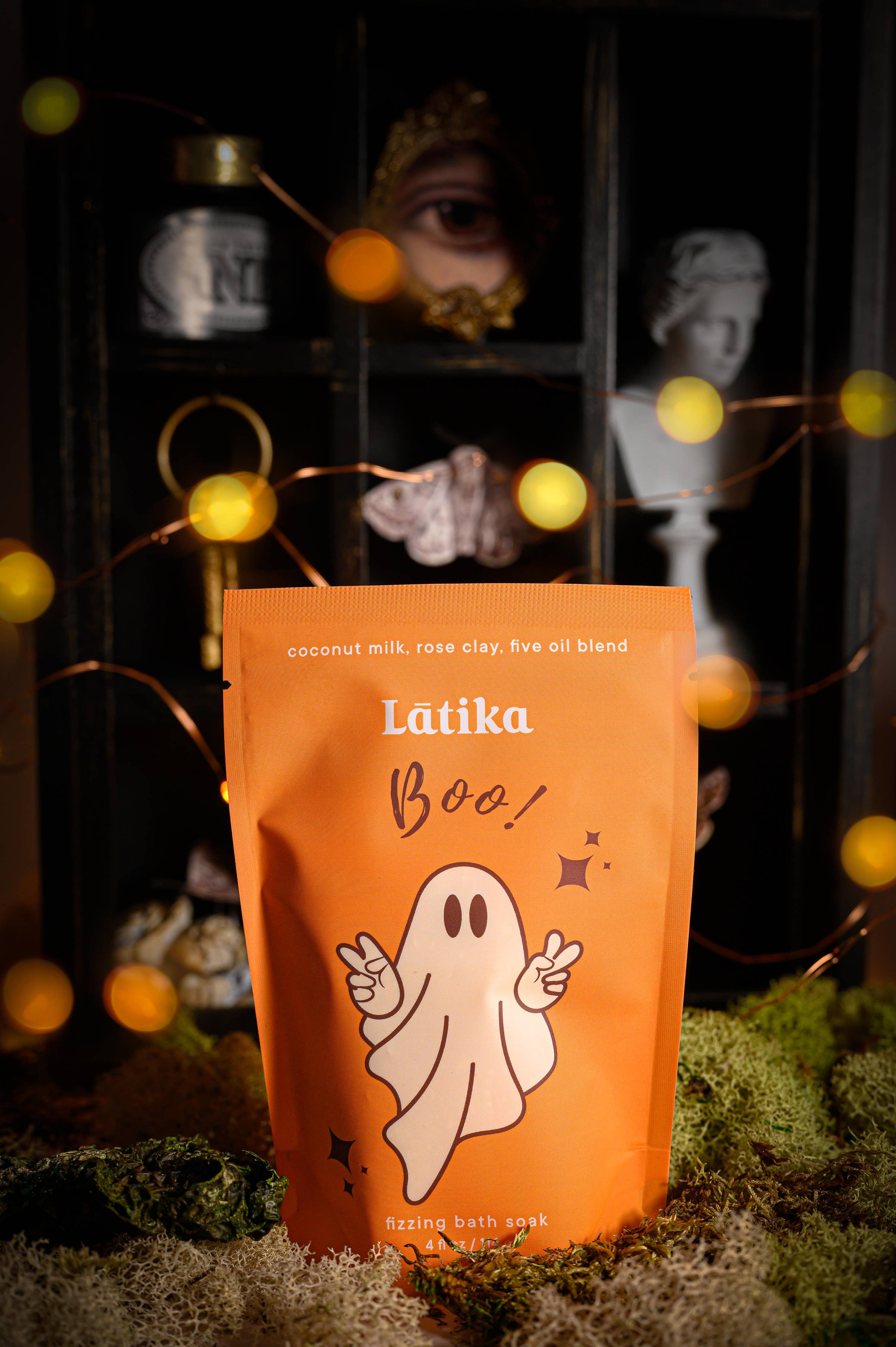 Halloween - Boo Ghost Fizzing Bath Soak - Pumpkin