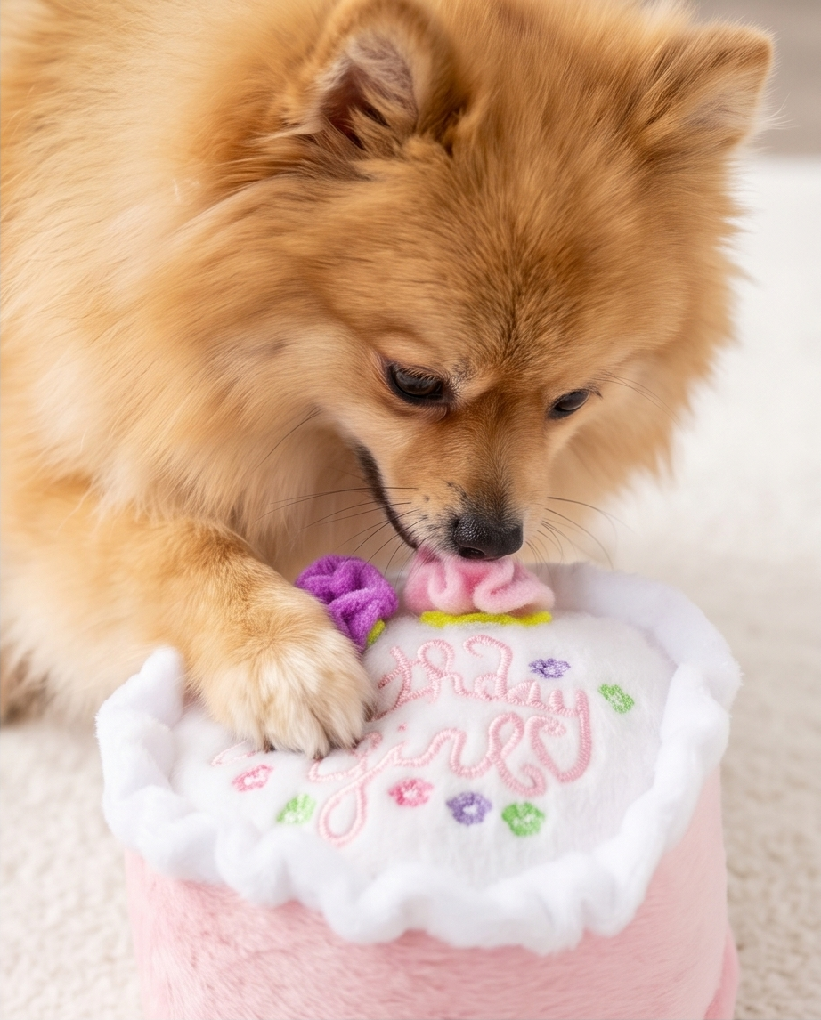 Birthday Girl Toy Squeaker Dog Toy
