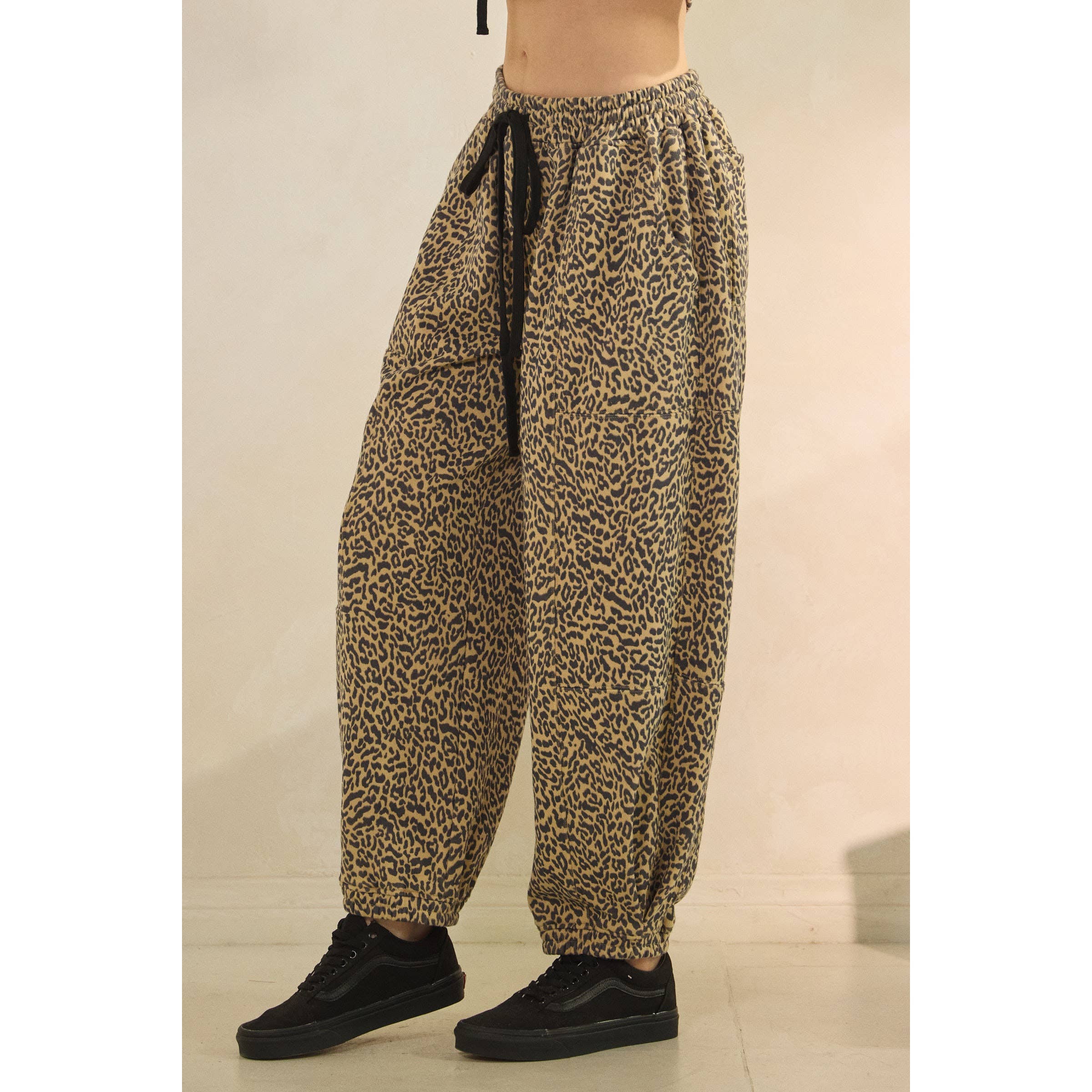 Printed French Terry Pants