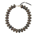 Bailey Chunky Beaded Necklace- Brown