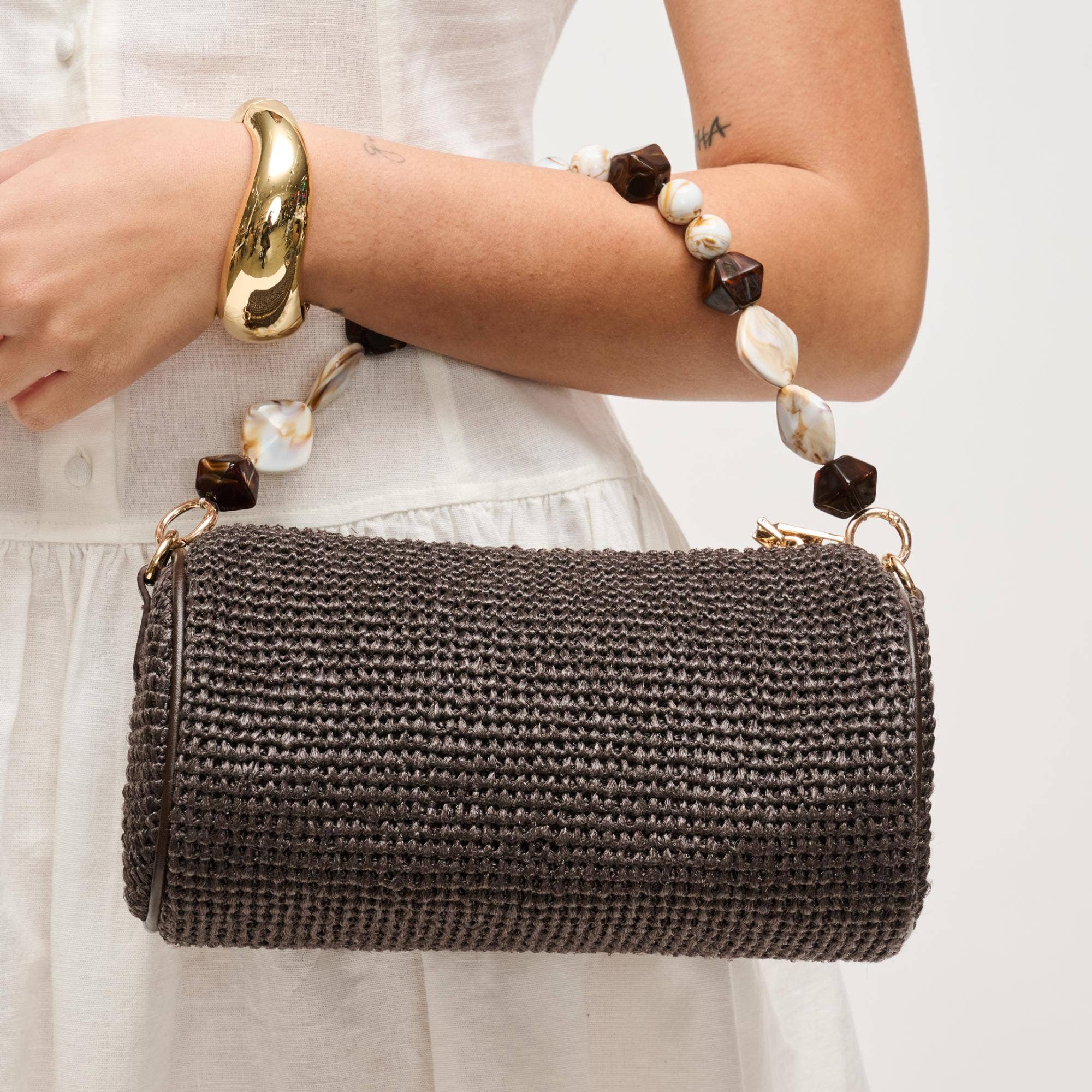 Rachel - Straw Clutch