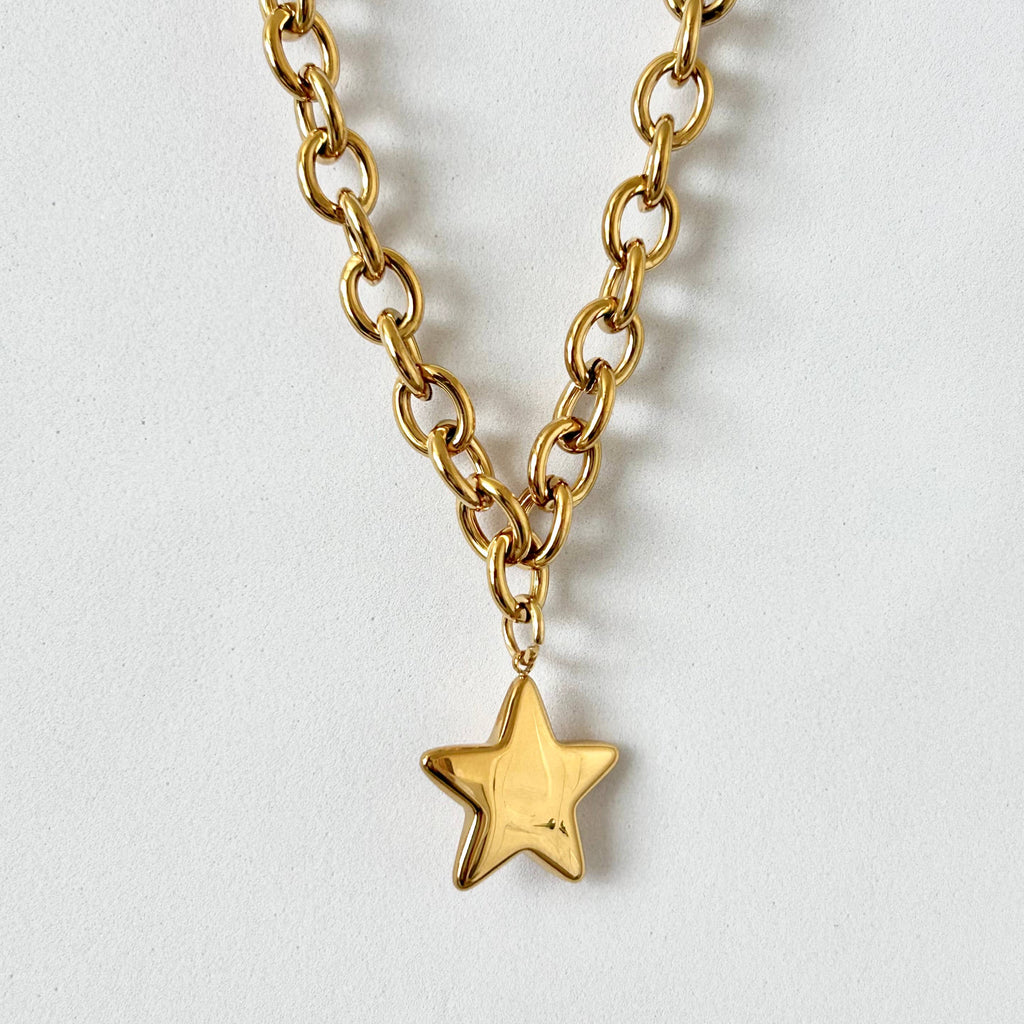 Star Necklace bold statement necklace