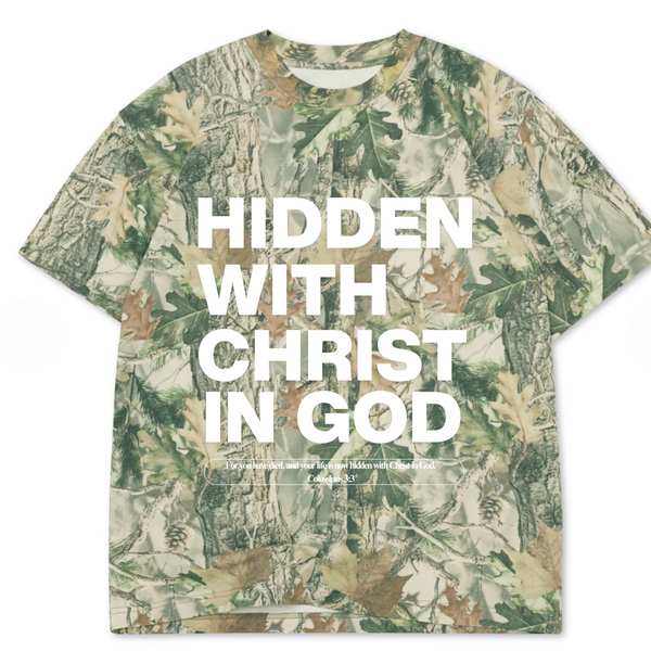 PREORDER: Hidden With Christ Camo Tee