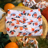 Oranges & Cream Oversized Satin Scrunchie