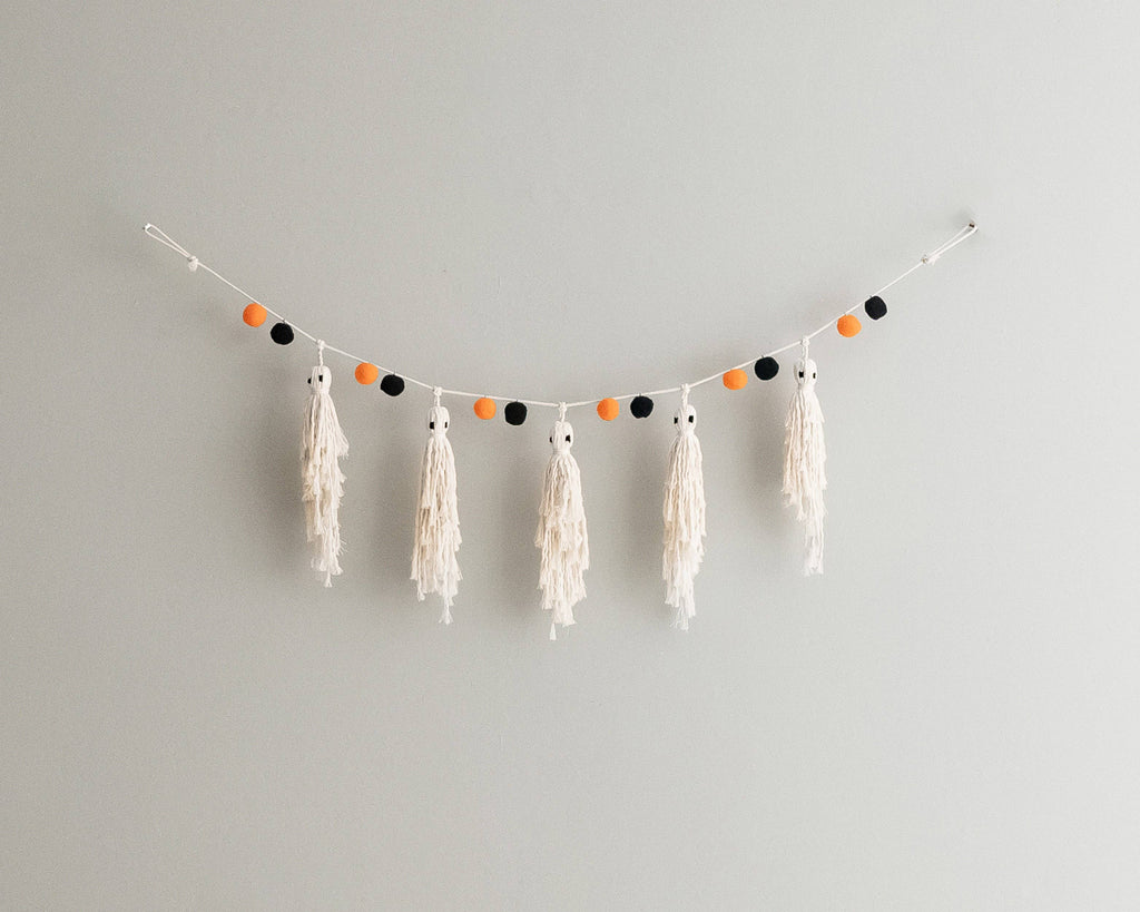 Halloween Ghost Garland Long