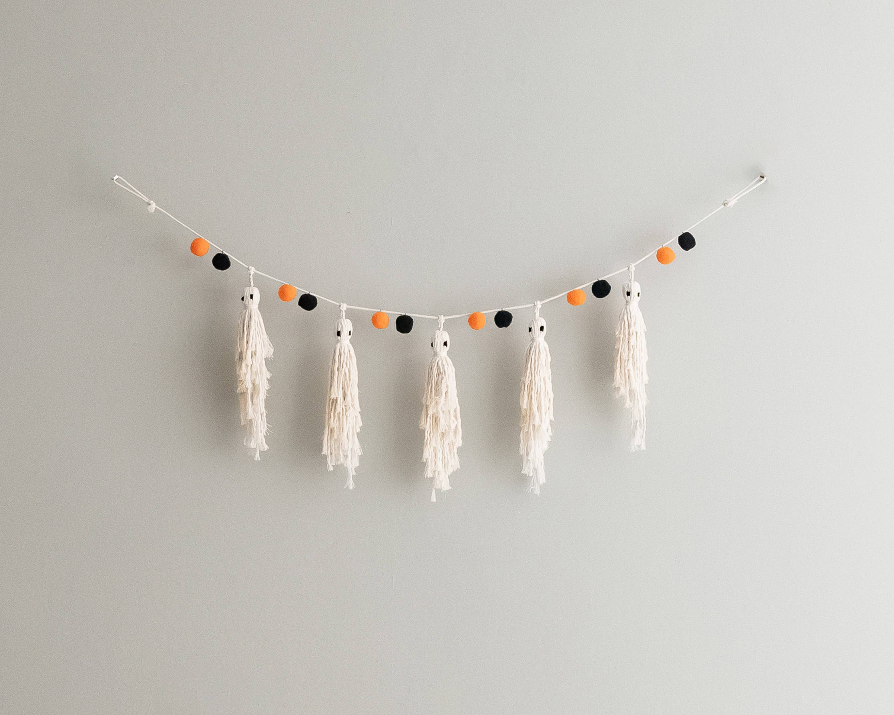 Halloween Ghost Garland Long