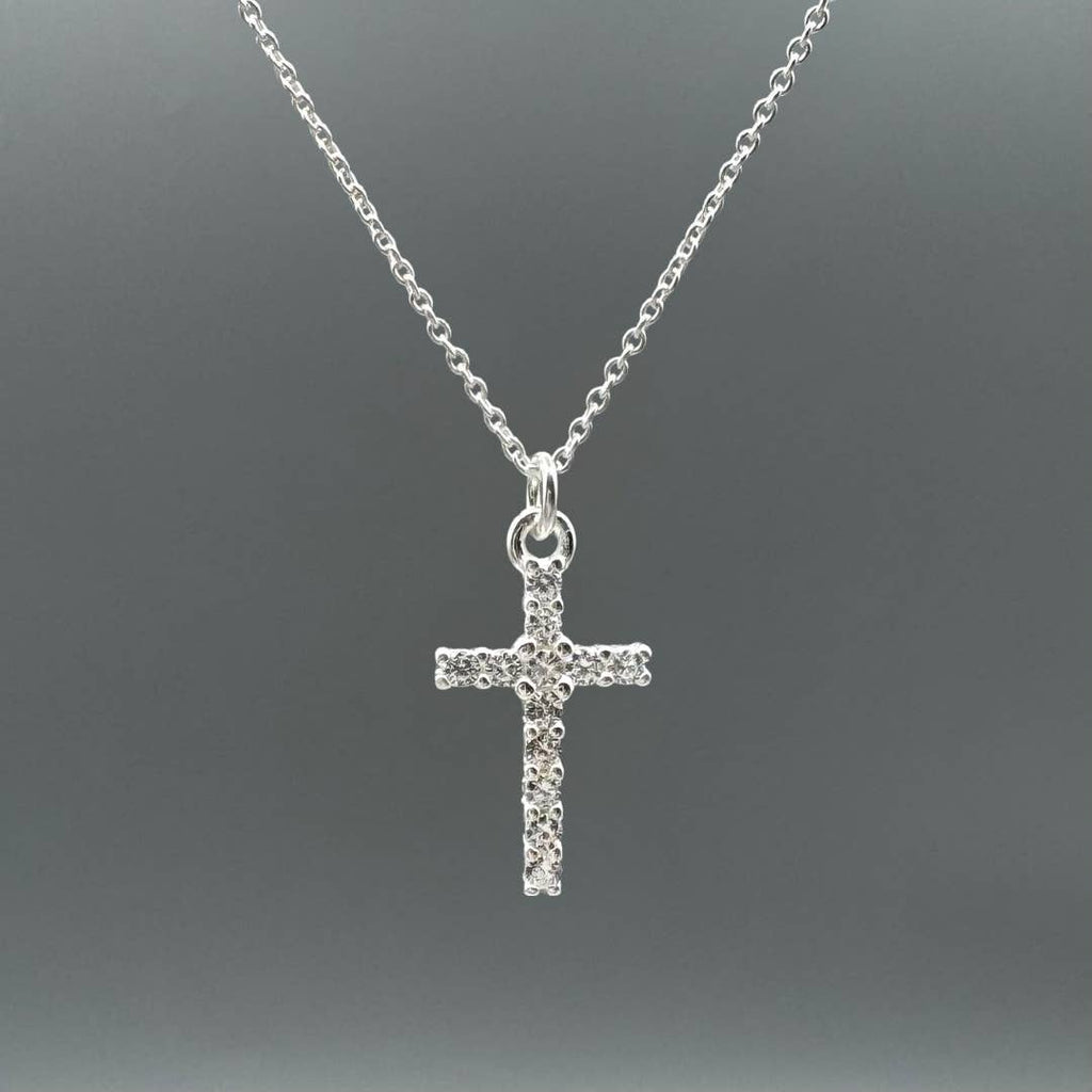 CZ Cross Necklace