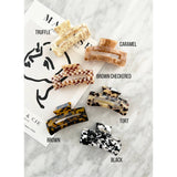 Acetate Tortoise Hair Clips - ALLIE
