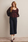 Daphne Blouse in Burgundy