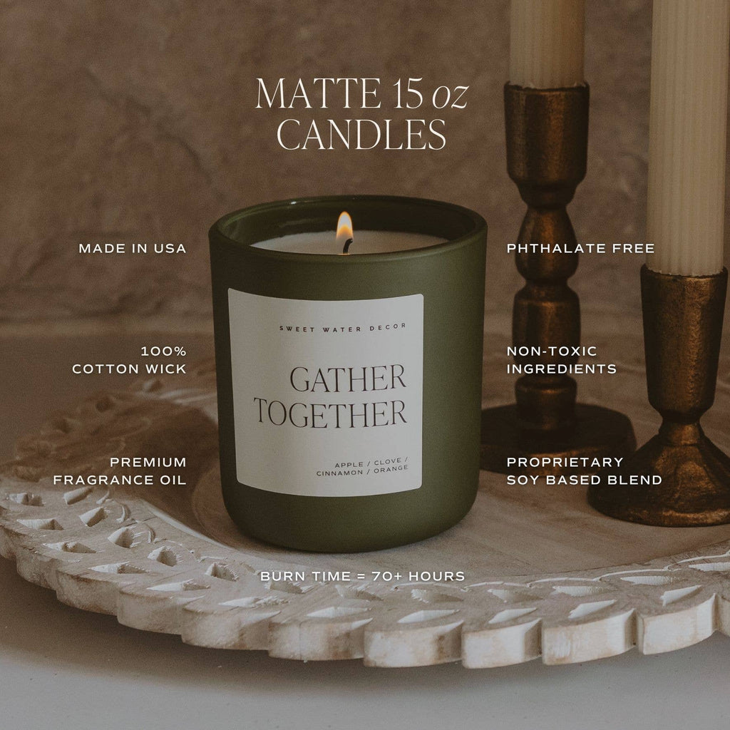 Merry and Bright 15 oz Matte Jar Candle