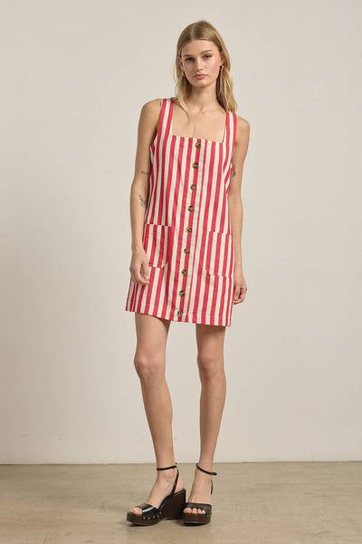 STRIPE LOVER SHIFT MINI DRESS