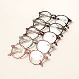 Unisex Camo Pattern Round Reading Glasses