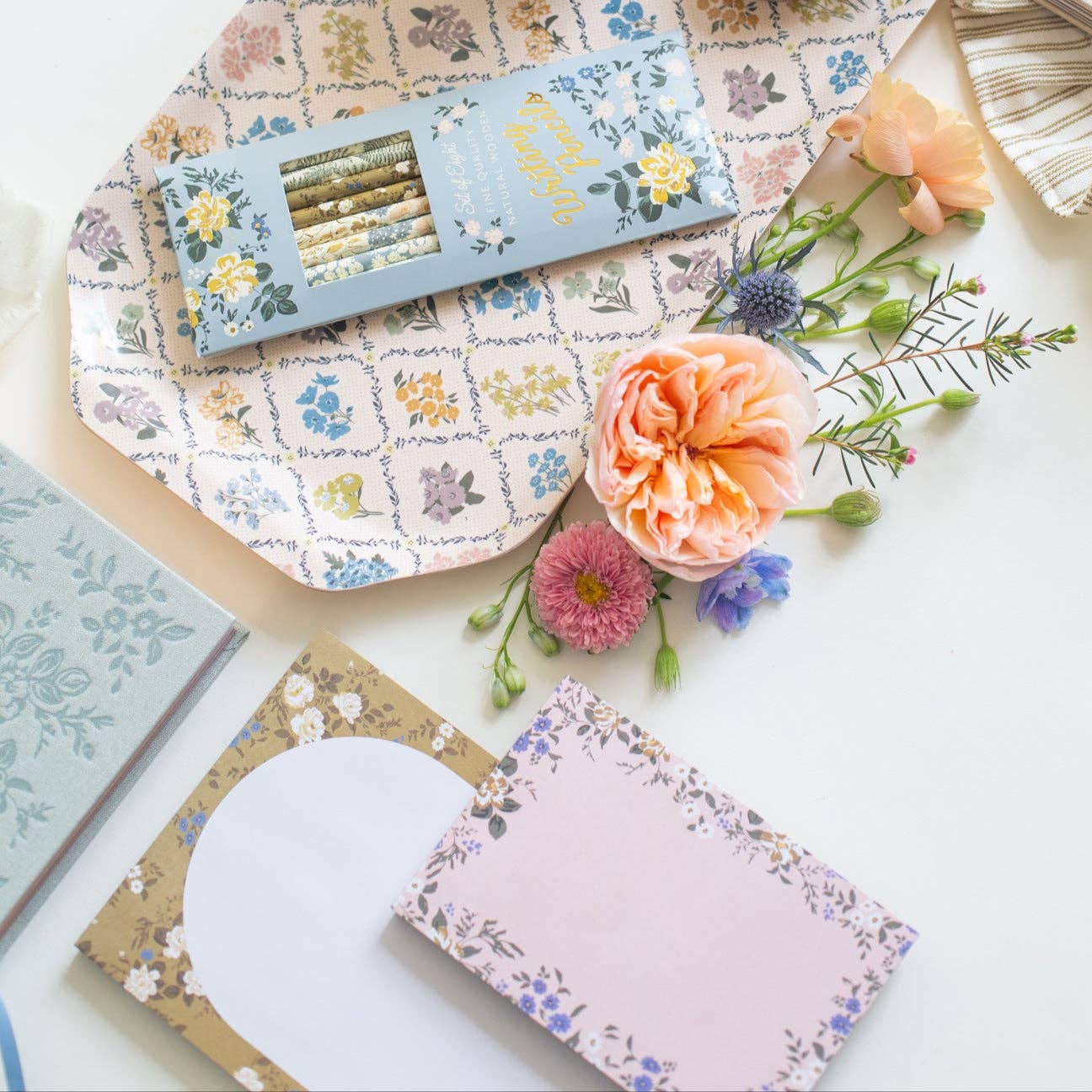 Blossom Small Notepad - Pink Floral