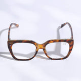 Wide Frame Glitter Side Fashion Reading Glasses