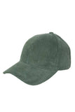 FWCAP114 - Solid Corduroy Fall Winter Baseball Hat