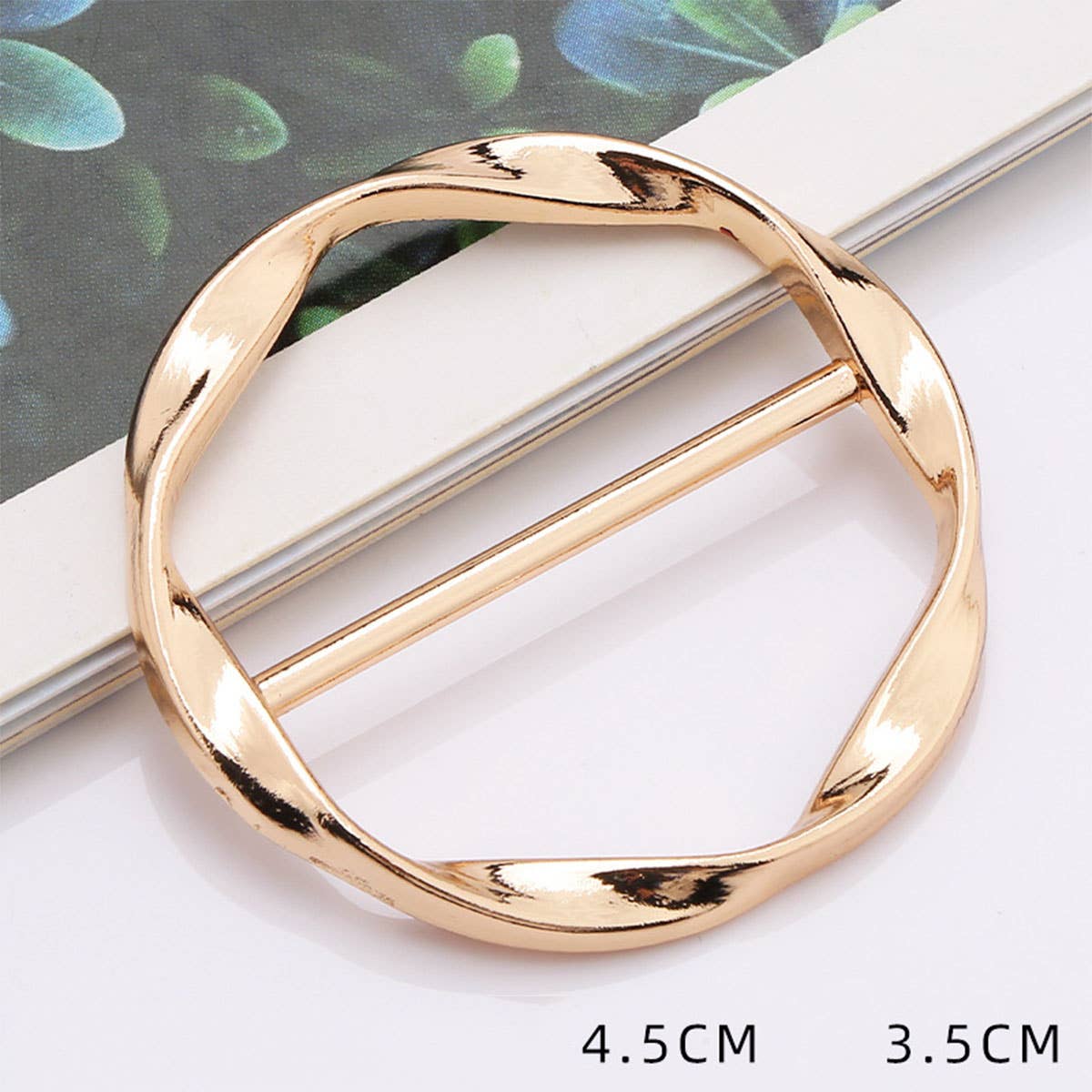 SIMPLE GOLD SCARF RING