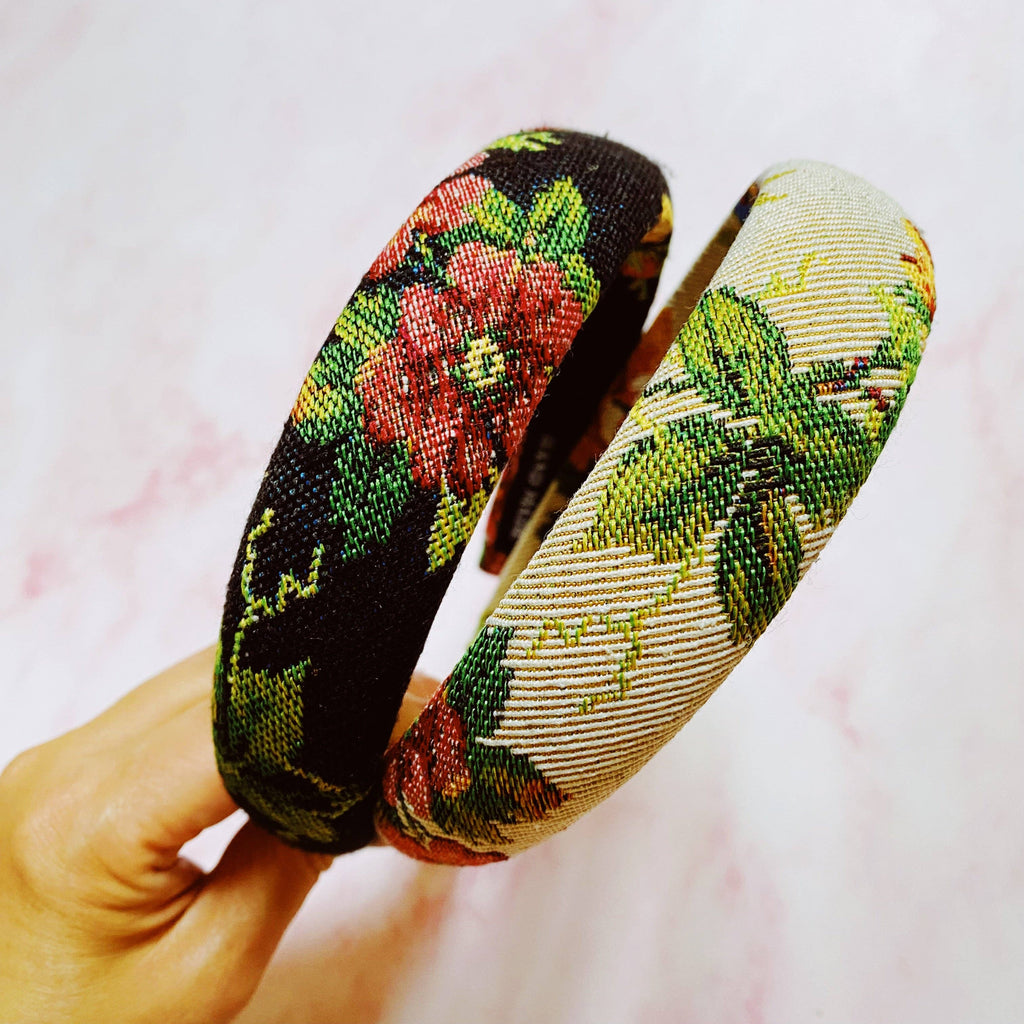 Vintage Garden Floral Headband