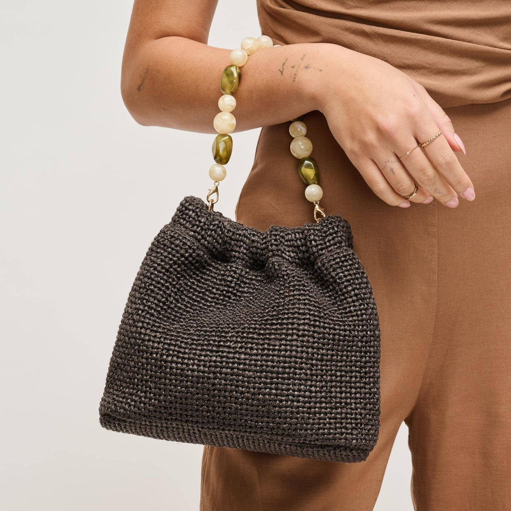 Emery Beaded Handle Crossbody Bag