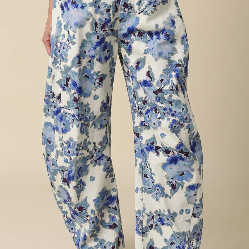 Suzy Floral Baggy Pants