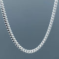 4mm Sterling Silver Miami Cuban Chain
